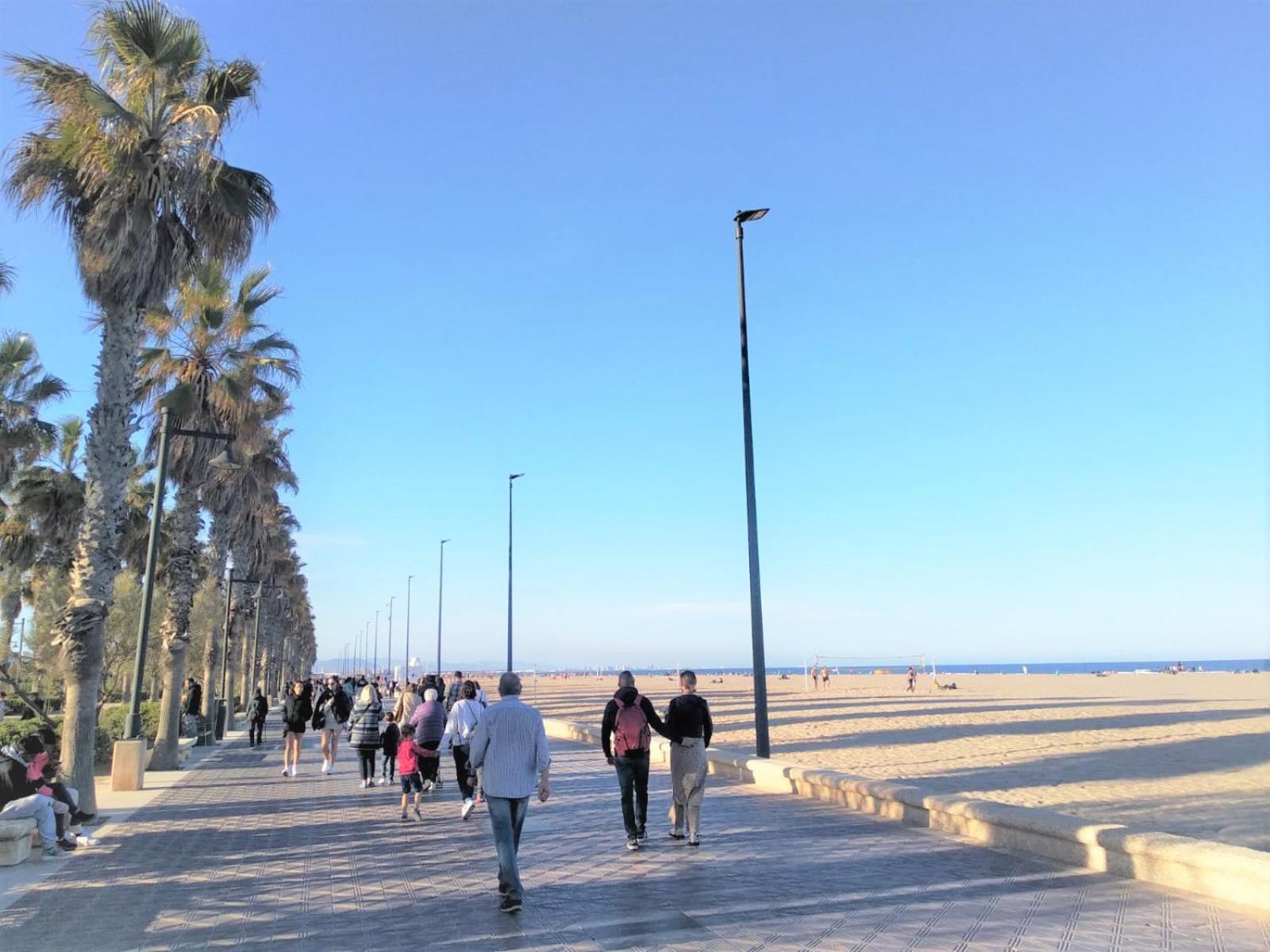 Apartamento Valencia Malvarrosa Exteriér fotografie